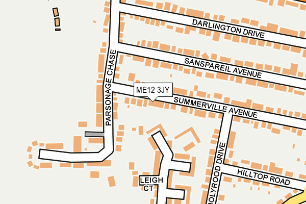 ME12 3JY map - OS OpenMap – Local (Ordnance Survey)