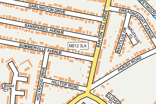 ME12 3LA map - OS OpenMap – Local (Ordnance Survey)