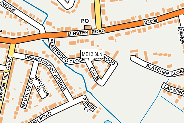 ME12 3LN map - OS OpenMap – Local (Ordnance Survey)