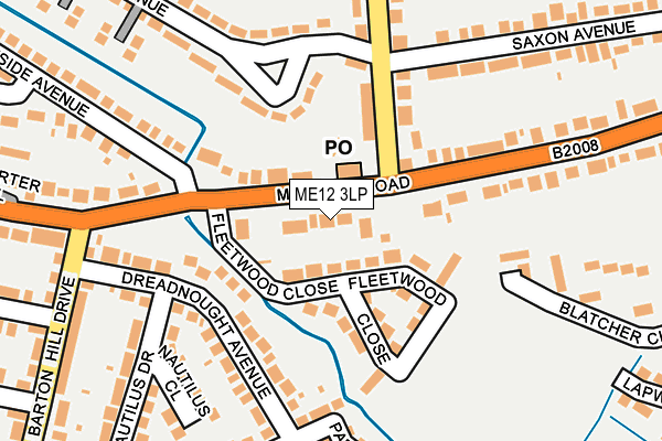 ME12 3LP map - OS OpenMap – Local (Ordnance Survey)