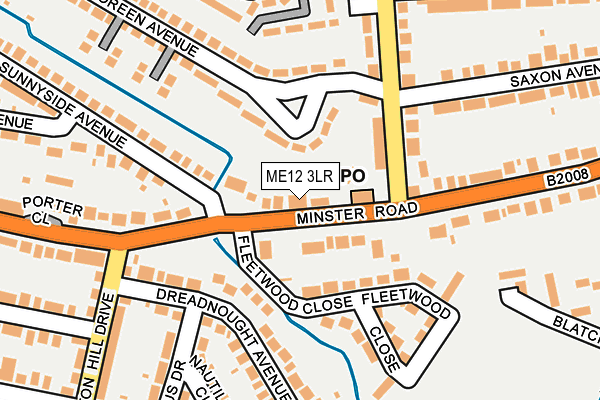 ME12 3LR map - OS OpenMap – Local (Ordnance Survey)