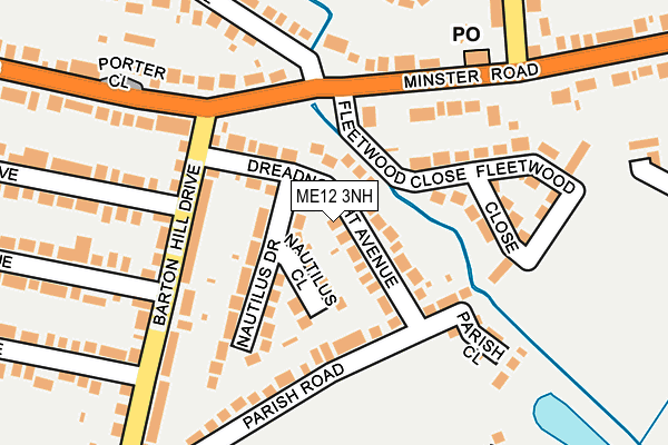 ME12 3NH map - OS OpenMap – Local (Ordnance Survey)