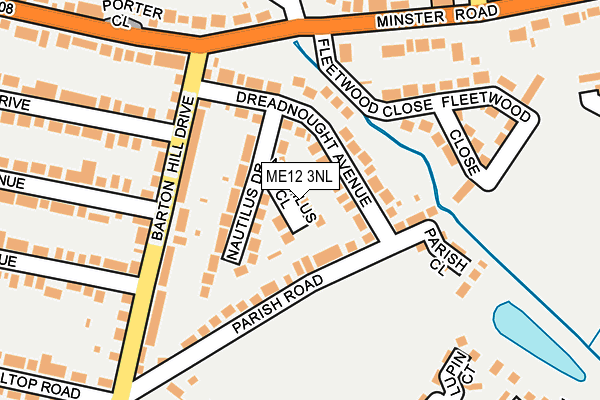 ME12 3NL map - OS OpenMap – Local (Ordnance Survey)