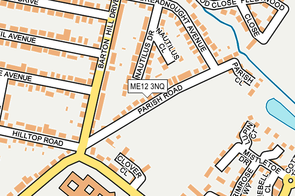ME12 3NQ map - OS OpenMap – Local (Ordnance Survey)