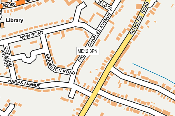 ME12 3PN map - OS OpenMap – Local (Ordnance Survey)