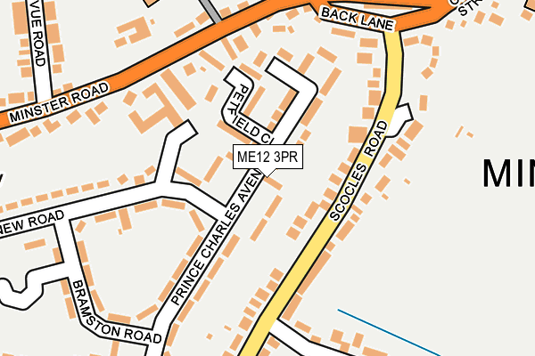 ME12 3PR map - OS OpenMap – Local (Ordnance Survey)