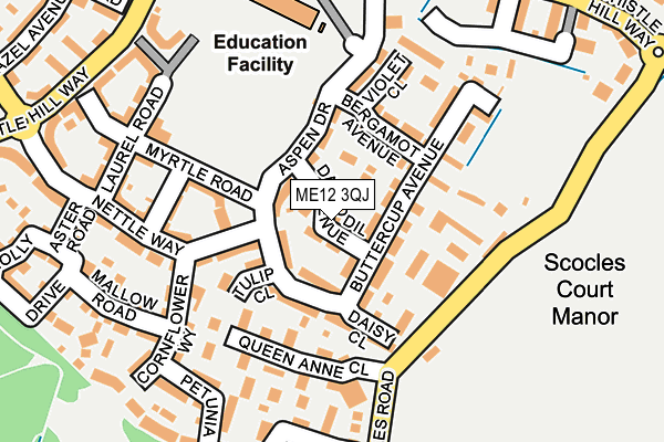 ME12 3QJ map - OS OpenMap – Local (Ordnance Survey)