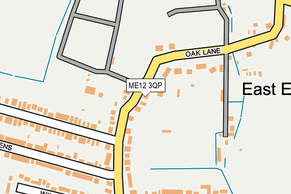 ME12 3QP map - OS OpenMap – Local (Ordnance Survey)