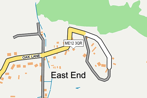 ME12 3QR map - OS OpenMap – Local (Ordnance Survey)