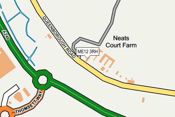 ME12 3RH map - OS OpenMap – Local (Ordnance Survey)