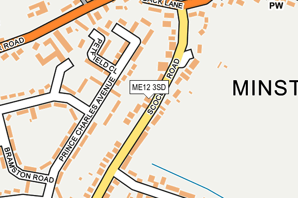 ME12 3SD map - OS OpenMap – Local (Ordnance Survey)