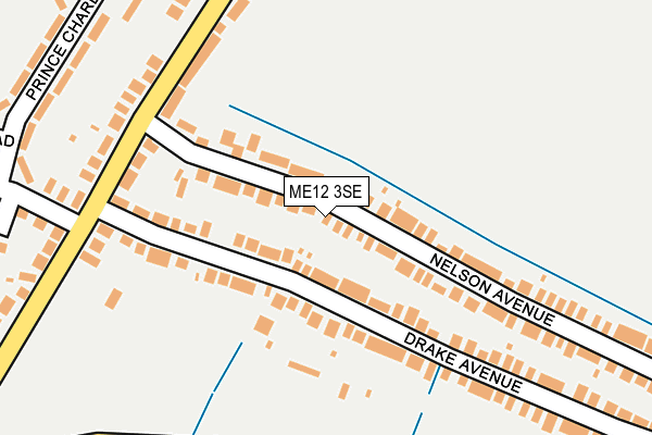 ME12 3SE map - OS OpenMap – Local (Ordnance Survey)