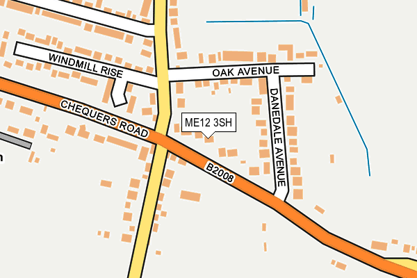 ME12 3SH map - OS OpenMap – Local (Ordnance Survey)