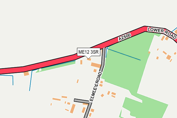 ME12 3SR map - OS OpenMap – Local (Ordnance Survey)