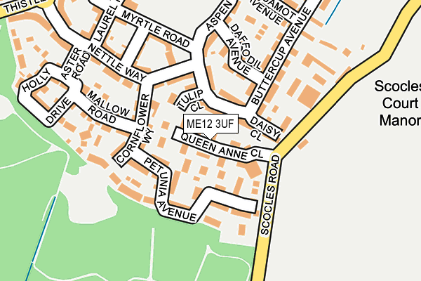 ME12 3UF map - OS OpenMap – Local (Ordnance Survey)