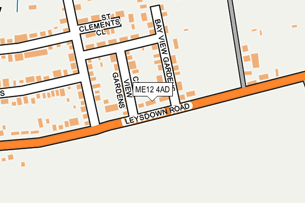 ME12 4AD map - OS OpenMap – Local (Ordnance Survey)