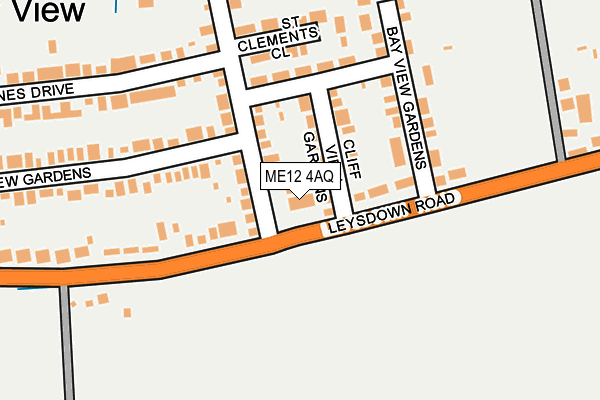 ME12 4AQ map - OS OpenMap – Local (Ordnance Survey)