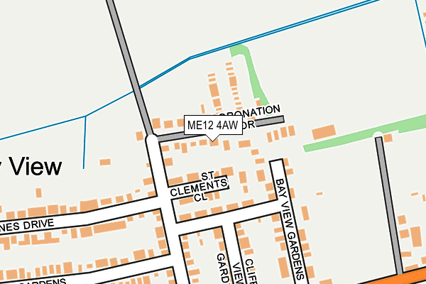 ME12 4AW map - OS OpenMap – Local (Ordnance Survey)