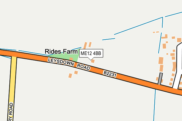 ME12 4BB map - OS OpenMap – Local (Ordnance Survey)