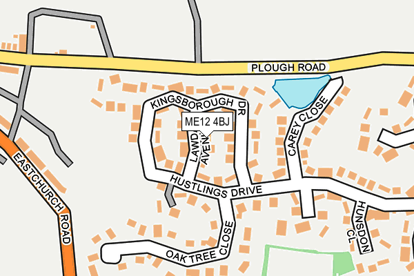 ME12 4BJ map - OS OpenMap – Local (Ordnance Survey)