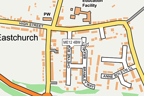 ME12 4BW map - OS OpenMap – Local (Ordnance Survey)