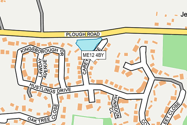 ME12 4BY map - OS OpenMap – Local (Ordnance Survey)