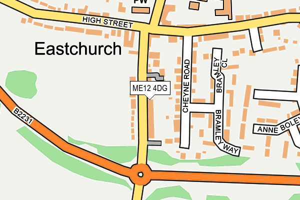 ME12 4DG map - OS OpenMap – Local (Ordnance Survey)