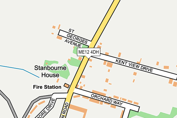 ME12 4DH map - OS OpenMap – Local (Ordnance Survey)