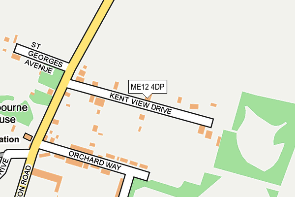 ME12 4DP map - OS OpenMap – Local (Ordnance Survey)