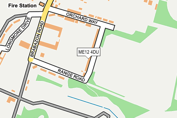 ME12 4DU map - OS OpenMap – Local (Ordnance Survey)