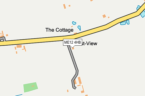 ME12 4HB map - OS OpenMap – Local (Ordnance Survey)