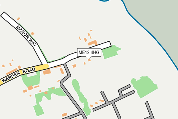 ME12 4HG map - OS OpenMap – Local (Ordnance Survey)