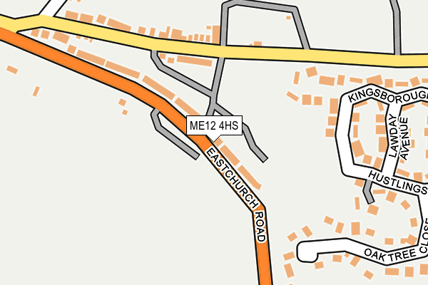 ME12 4HS map - OS OpenMap – Local (Ordnance Survey)