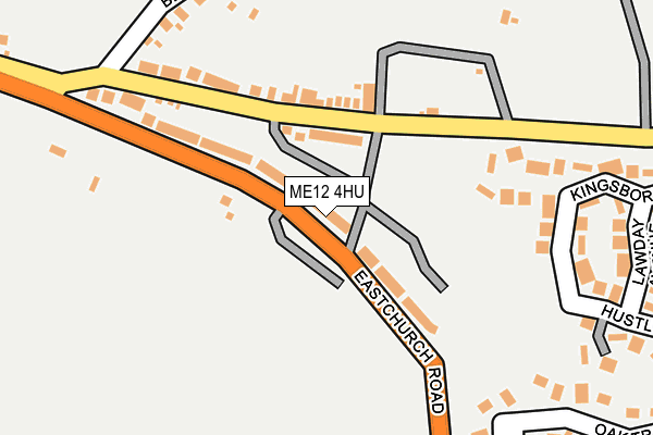 ME12 4HU map - OS OpenMap – Local (Ordnance Survey)