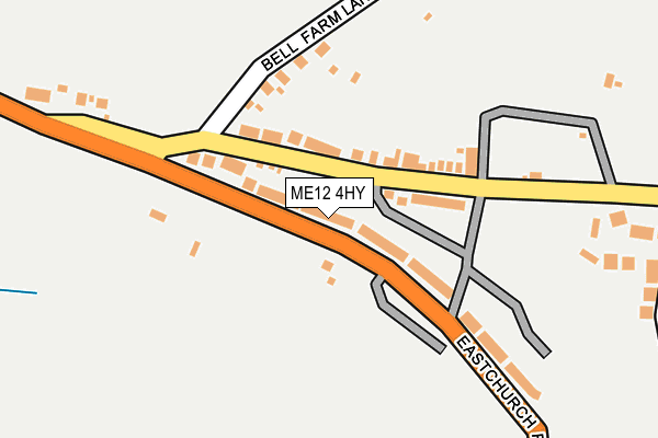 ME12 4HY map - OS OpenMap – Local (Ordnance Survey)