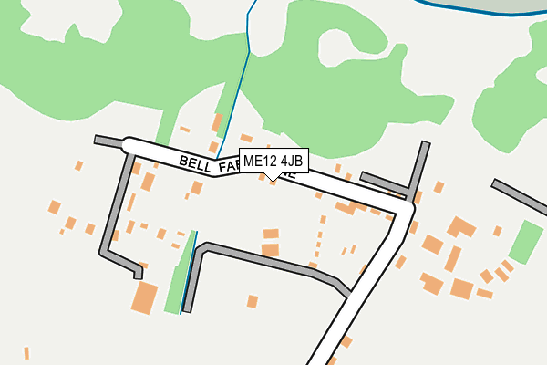 ME12 4JB map - OS OpenMap – Local (Ordnance Survey)