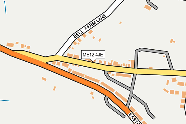ME12 4JE map - OS OpenMap – Local (Ordnance Survey)