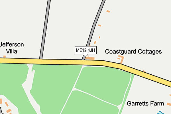 ME12 4JH map - OS OpenMap – Local (Ordnance Survey)