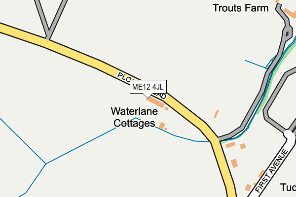 ME12 4JL map - OS OpenMap – Local (Ordnance Survey)