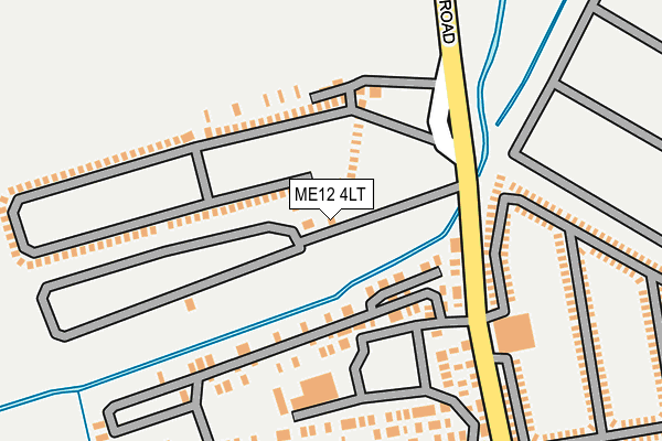 ME12 4LT map - OS OpenMap – Local (Ordnance Survey)