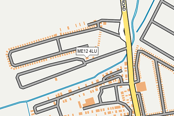 ME12 4LU map - OS OpenMap – Local (Ordnance Survey)