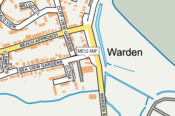 ME12 4NF map - OS OpenMap – Local (Ordnance Survey)