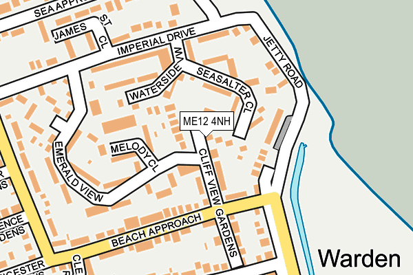 ME12 4NH map - OS OpenMap – Local (Ordnance Survey)