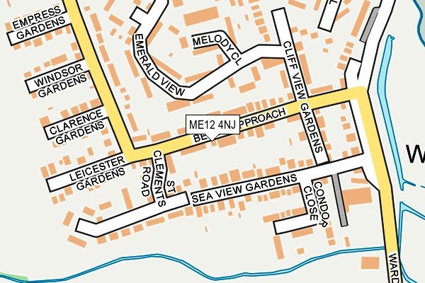 ME12 4NJ map - OS OpenMap – Local (Ordnance Survey)