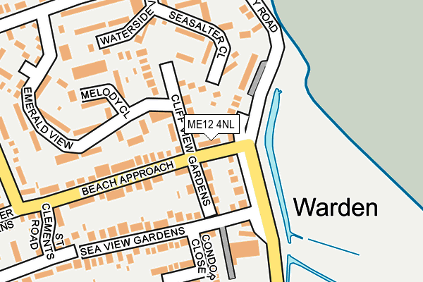 ME12 4NL map - OS OpenMap – Local (Ordnance Survey)