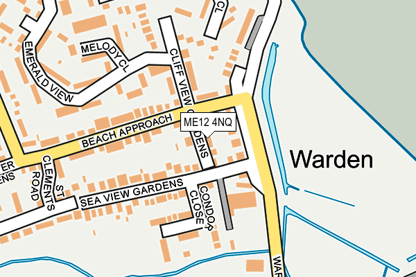 ME12 4NQ map - OS OpenMap – Local (Ordnance Survey)