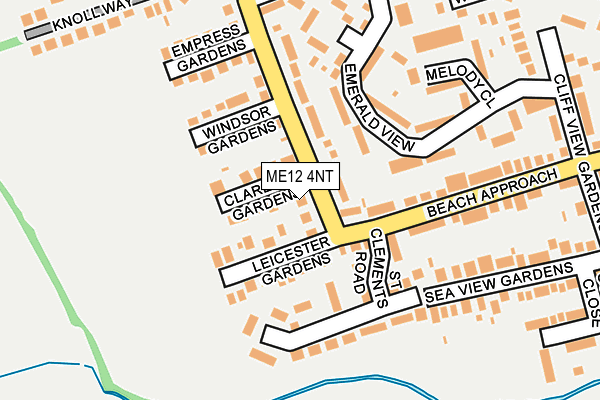 ME12 4NT map - OS OpenMap – Local (Ordnance Survey)