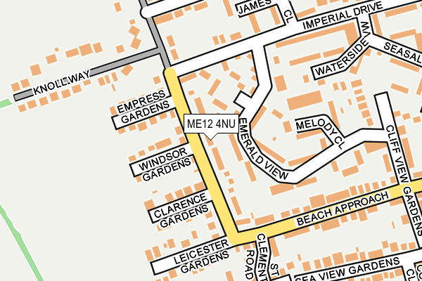 ME12 4NU map - OS OpenMap – Local (Ordnance Survey)