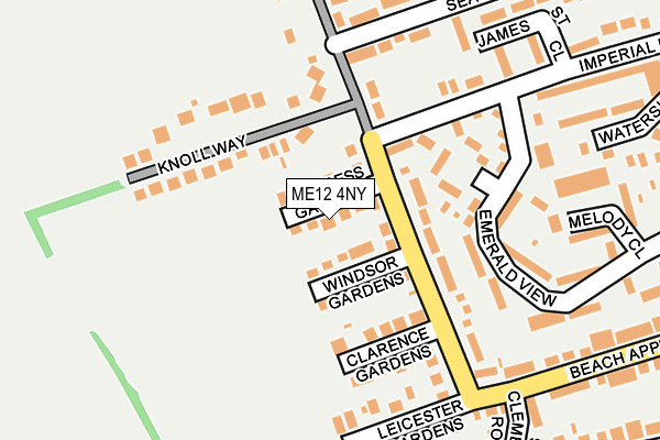 ME12 4NY map - OS OpenMap – Local (Ordnance Survey)