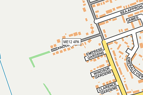 ME12 4PA map - OS OpenMap – Local (Ordnance Survey)